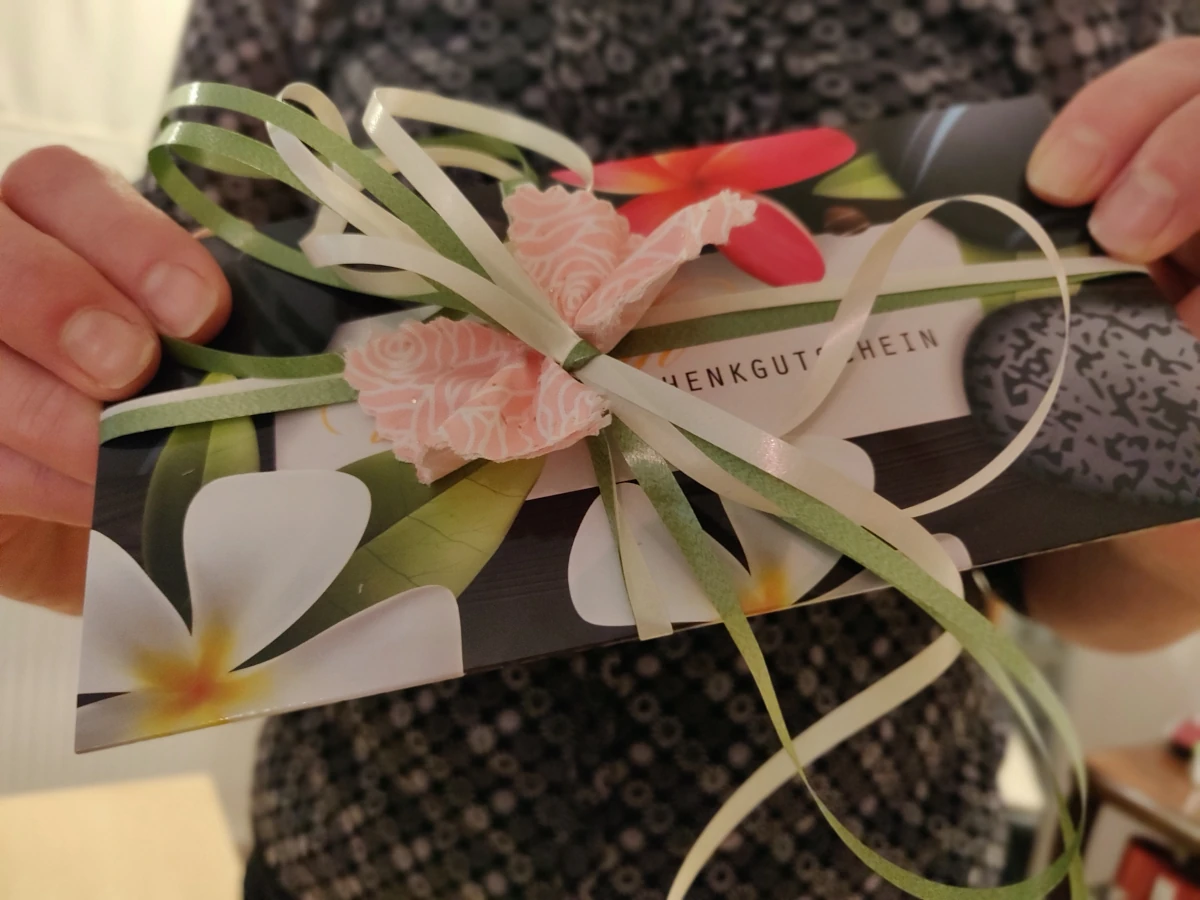 Liebevoll gestaltete Geschenkgutscheine